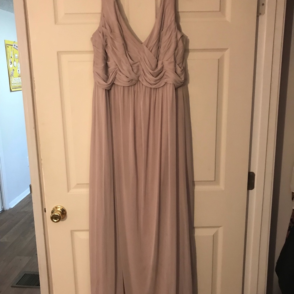 Long sleeveless dress great for a summer wedding!